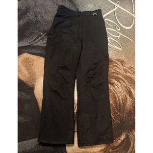 Vintage Slalom Men's Insulated Snow Pants Black Size Medium Y2K/90s